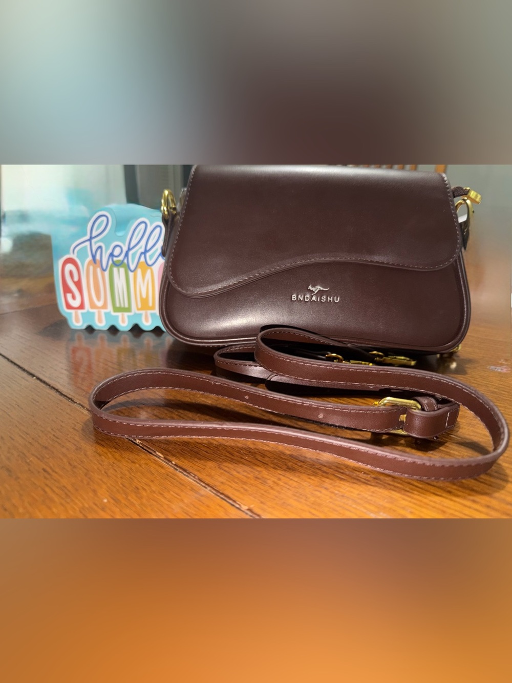 Bndaishu Brown Crossbody Bag